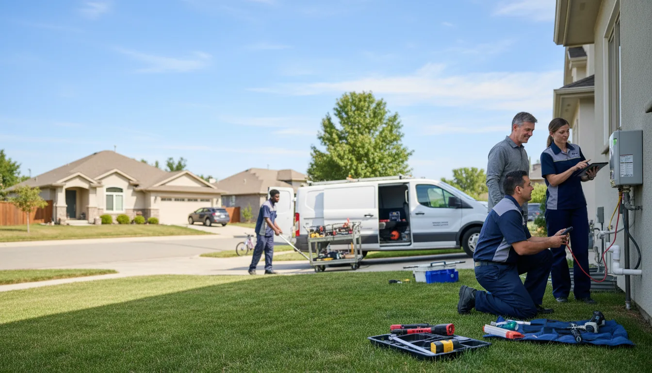 Tankless water heater service in Gladys, VA